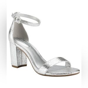 BANDOLINO Women's Armory Dress Sandals - silver metallic - size 9